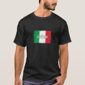 Livorno Italië Stad met Italiaanse vlag T-shirt (Voorkant)
