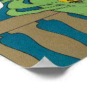 Livorno ~ Stagione Balneare Poster (Hoek)