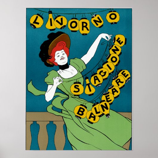 Livorno ~ Stagione Balneare Poster (Voorkant)