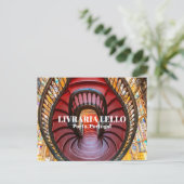 Livraria Lello Briefkaart (Staand voorkant)