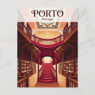 Livraria Lello Portugal Briefkaart