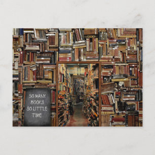 Livres porte bibliothèque briefkaart