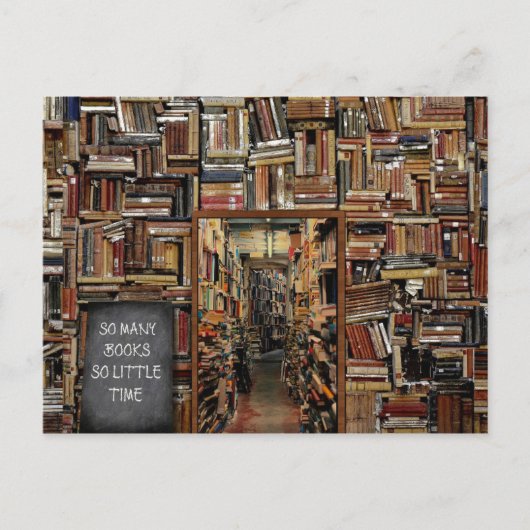 Livres porte bibliothèque briefkaart (Voorkant)