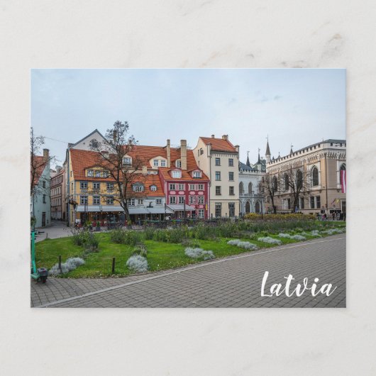 Livu-plein in Riga, Letland Briefkaart (Voorkant)