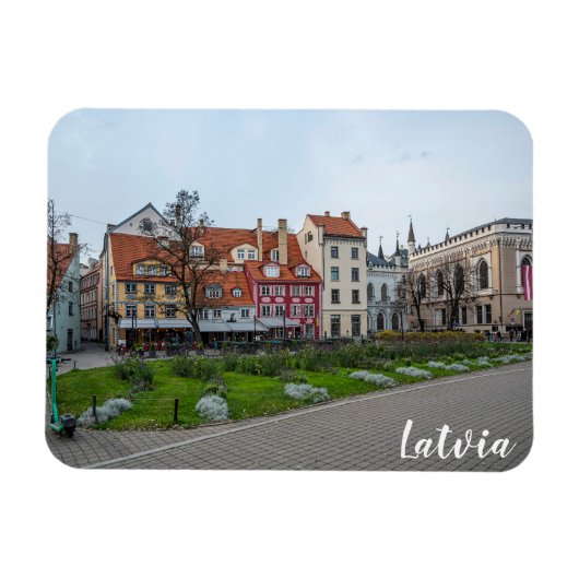 Livu-plein in Riga, Letland Magneet (Horizontaal)