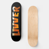 livversk8beer skateboard (Voorkant)