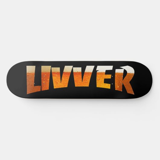 livversk8beer skateboard (Horizontaal)