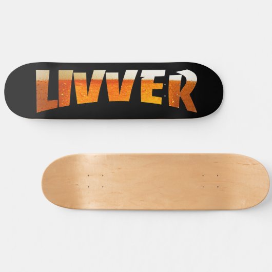 livversk8beer skateboard (Horizontaal)