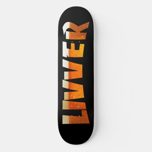 livversk8beer skateboard (Voorkant)