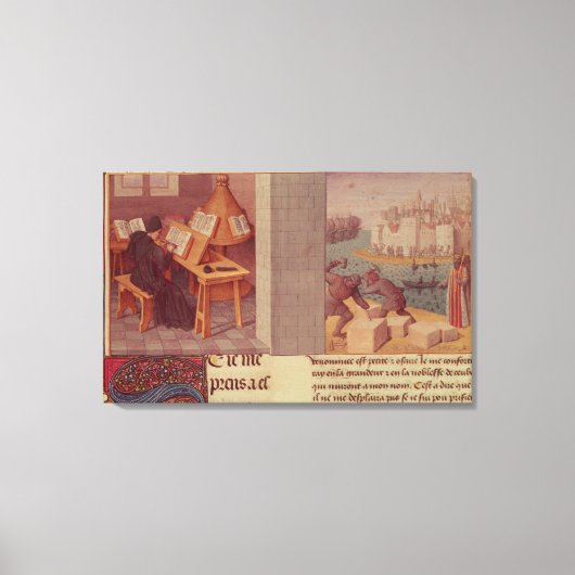 Livy Writing en de Stichting Rome Canvas Afdruk (Voorkant)