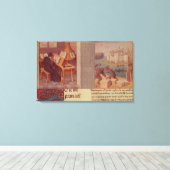 Livy Writing en de Stichting Rome Canvas Afdruk (Insitu (Houten vloer))