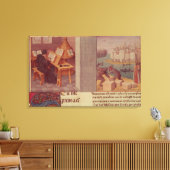 Livy Writing en de Stichting Rome Canvas Afdruk (Insitu (Woonkamer))