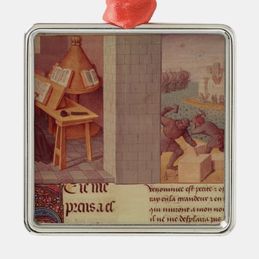 Livy Writing en de Stichting Rome Metalen Ornament (Voorkant)