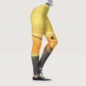 Liwa Oasis Asfalt Road, duinen. Leggings (Rechts)