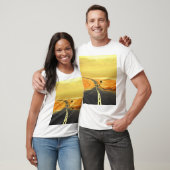 Liwa Oasis Asfalt Road, duinen. T-shirt (Unisex)