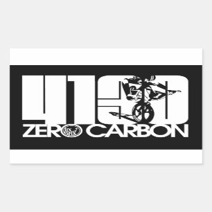 LixBMX "4130 - Koolstofnul"-stickers Rechthoekige Sticker
