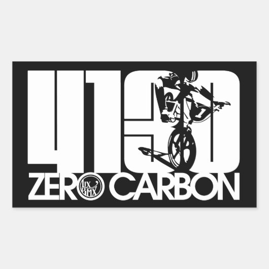 LixBMX ‘4130 - Zero Carbon’ Stickers (Voorkant)