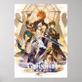 Liyue Genshin Impact Poster (Voorkant)