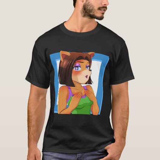 Liz bandicoot t-shirt (Voorkant)