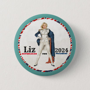 Liz Cheney 2024 Ronde Button 5,7 Cm