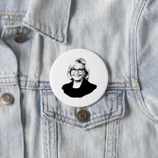 LIZ CHENEY 2024 RONDE BUTTON 7,6 CM (In situ)