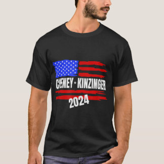 Liz Cheney Adam Kinzinger voor President 2024 T-shirt