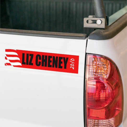 LIZ CHENEY BUMPERSTICKER (Op Truck)