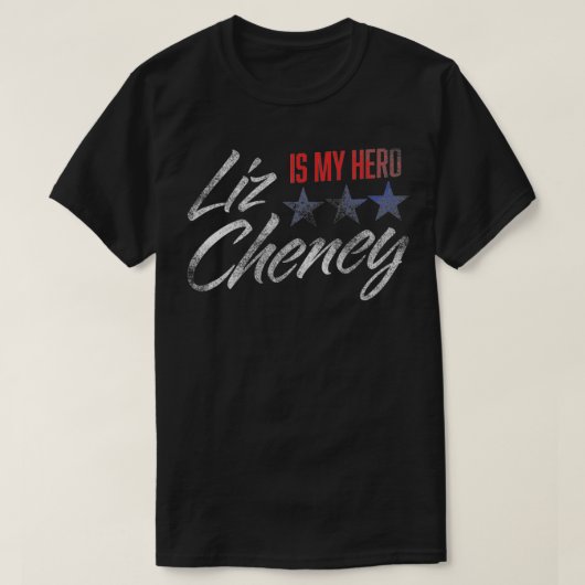 LIZ CHENEY IS MIJN HERO T-SHIRT (Design voorkant)