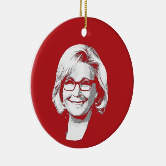 LIZ CHENEY KERAMISCH ORNAMENT (Rechts)
