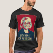 Liz Cheney voor President 2024 T-shirt (Voorkant)