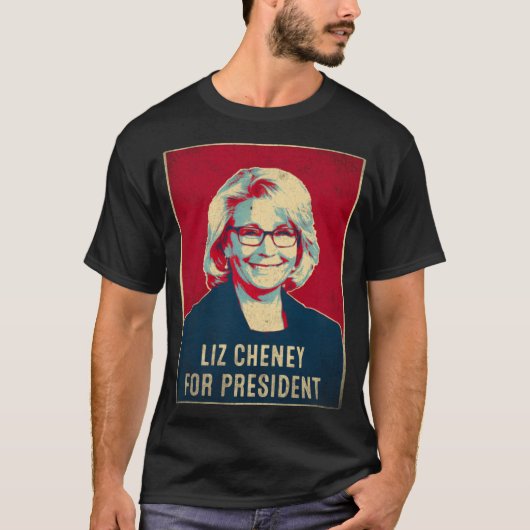 Liz Cheney voor President 2024 T-shirt (Voorkant)
