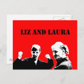 Liz en Laura Briefkaarten (Voorkant / Achterkant)