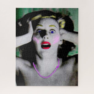 Liz is geschokt en doodsbang legpuzzel