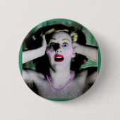 Liz is geschokt en doodsbang ronde button 5,7 cm (Voorkant)