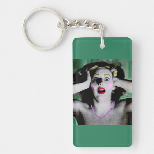 Liz is geschokt en doodsbang sleutelhanger (Voorkant)