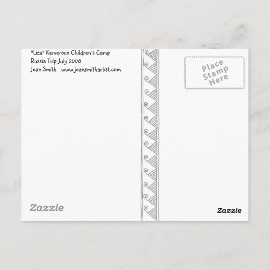 Liza Briefkaart (Achterkant)