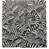 Lizard Art Douchegordijn (Voorkant)