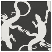 Lizard Art Fabric Reptile lizard Pattern Fabrics Stof (Close Up)