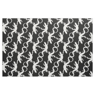 Lizard Art Fabric Reptile lizard Pattern Fabrics Stof