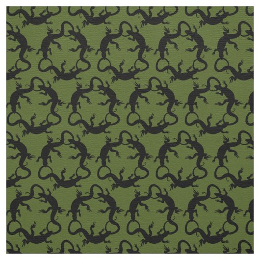 Lizard Art Fabric Reptile lizard Pattern Fabrics Stof (Swatch)