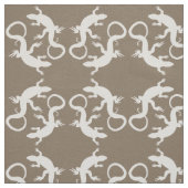 Lizard Art Fabric Reptile lizard Pattern Fabrics Stof (Swatch)