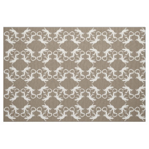 Lizard Art Fabric Reptile lizard Pattern Fabrics Stof