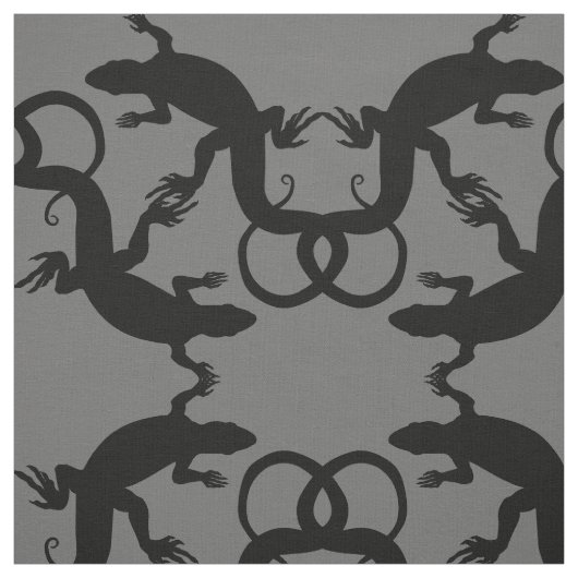 Lizard Art Fabric Reptile lizard Pattern Fabrics Stof (Swatch)