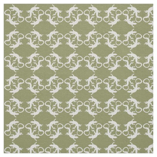 Lizard Art Fabric Reptile lizard Pattern Fabrics Stof (Swatch)