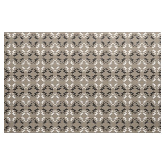 Lizard Art Fabric Reptile lizard Pattern Fabrics Stof (Yard (91,4 cm))