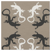 Lizard Art Fabric Reptile lizard Pattern Fabrics Stof (Close Up)