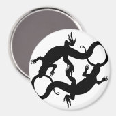 Lizard Art Fridge Magnet Reptile Giften & Magnets (Voorkant / Achterkant)