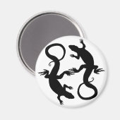 Lizard Art Fridge Magnet Reptile Giften & Magnets (Voorkant / Achterkant)