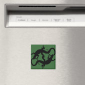 Lizard Art Fridge Magnet Reptile Giften & Magnets (Insitu (Vaatwasser))