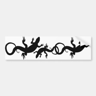 Lizard Art Gifts Lizard Bumpersticker Reptile Art